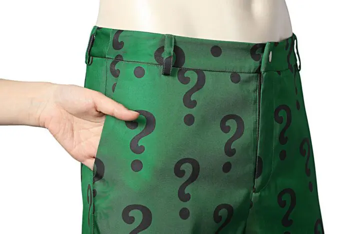 Riddler Cosplay The Batman 1966 Edward Nygma Costume Suit - Image 12