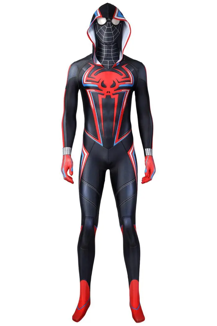 Spider-Man Miles Morales Traje 2099 Cosplay Costume Body Suit Zentai Jrcos