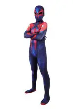 Spider-Man 2099 Miguel O’Hara Cosplay Costume Kid Child Jumpsuit Jrcos