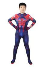 Spider-Man 2099 Miguel O’Hara Kid Cosplay Costume Child - Image 3
