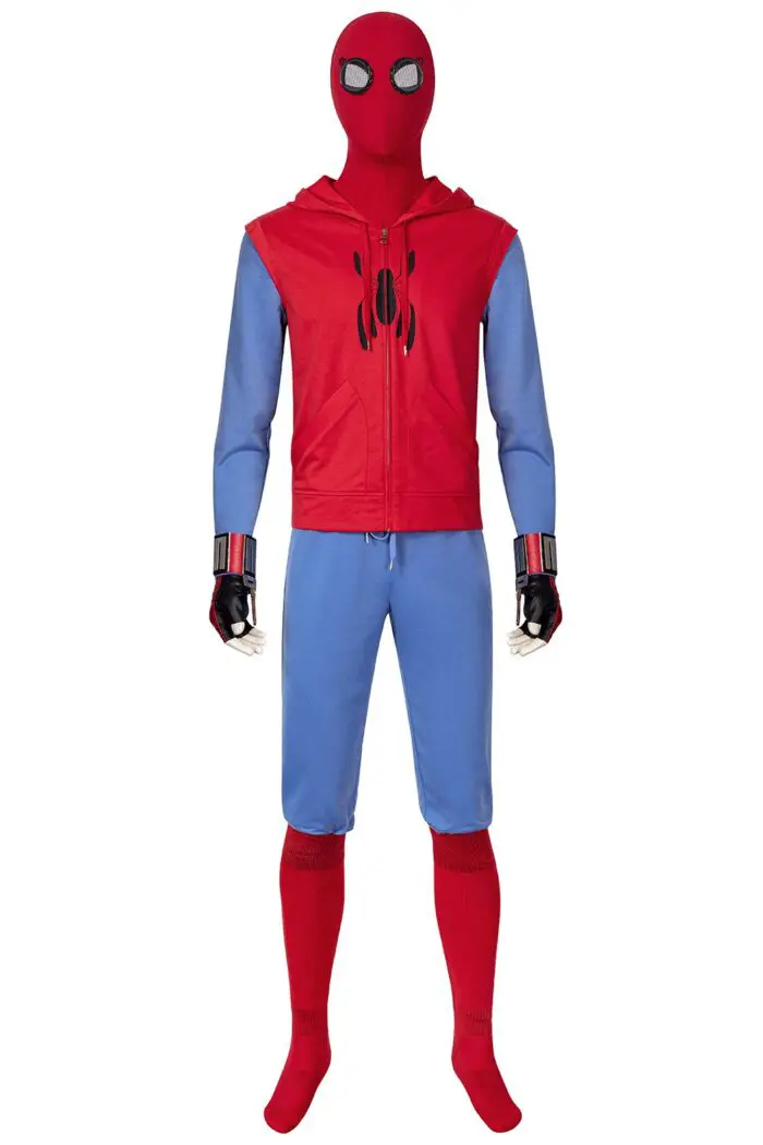 Spider-Man Homecoming Cosplay Costume Hoodie Body Suit Zentai Jrcos