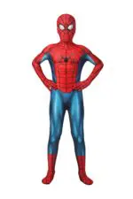 Spider-Man PS4 Classic Suit Cosplay Costume Body Zentai Jrcos Kid Child Jumpsuit Jrcos