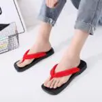 Getas Large Sizes Japan Kimono Shoes Sandals Red