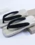 Getas Large Sizes Japan Kimono Shoes Sandals White
