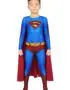 Superman Returns Cosplay Costume Kid Child Jumpsuit Halloween