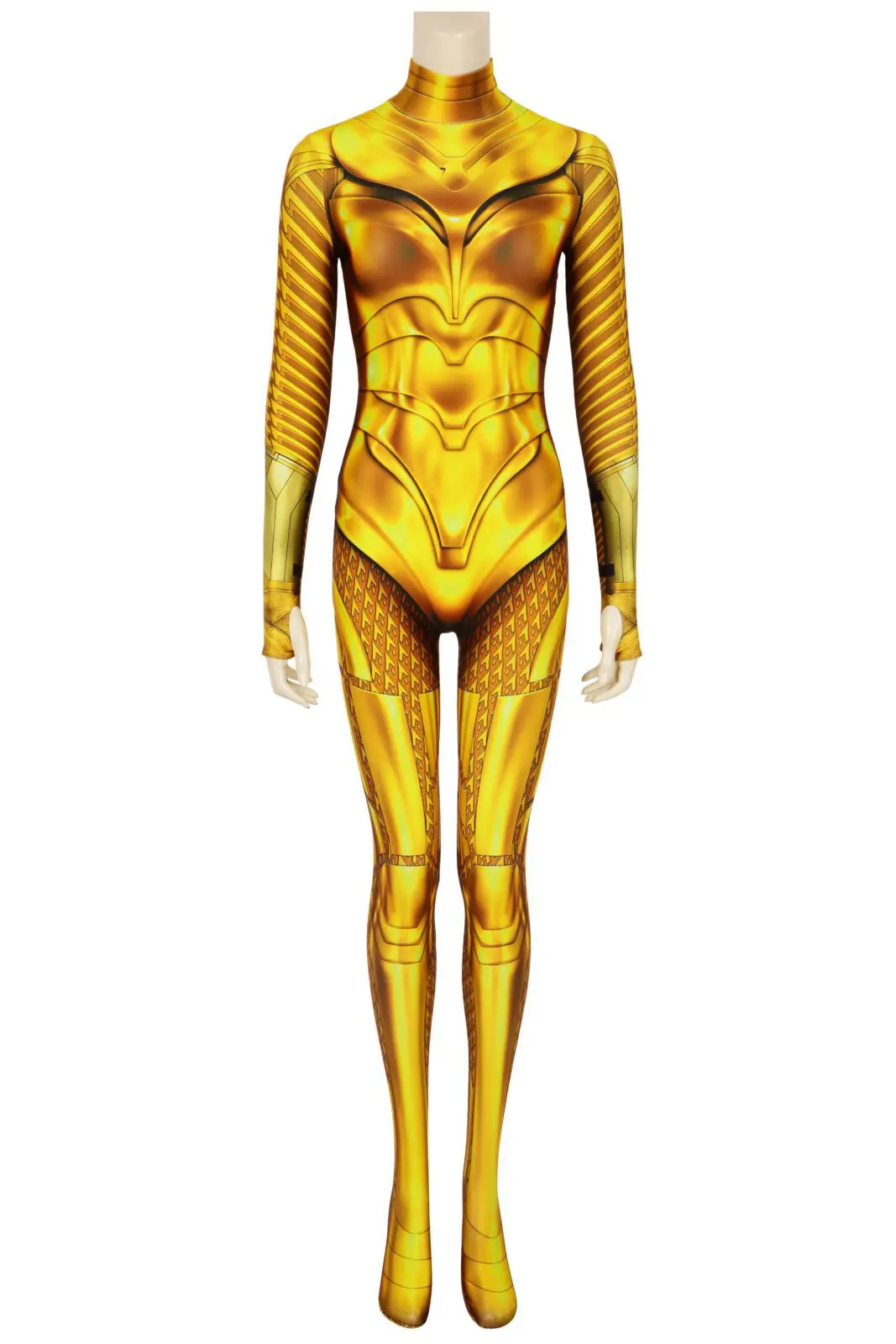 Wonder Woman Diana Golden Armor Cosplay Costume Body Suit Jrcos