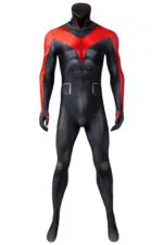 Nightwing Robin Cosplay Teen Titans The Judas Contract Costume Red Body Suit Zentai Jrcos