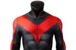 Nightwing Robin Cosplay Teen Titans Costume Red Body Suit - Image 8