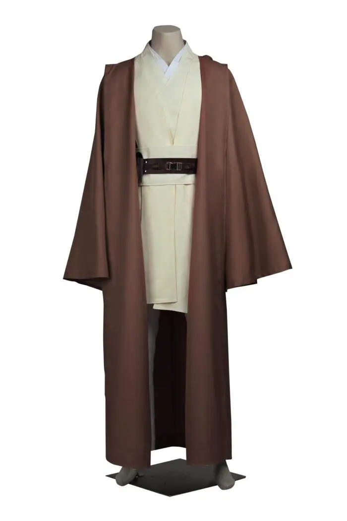 Star Wars Qui-Gon Obi-Wan Cosplay Costume Jedi Knight Jrcos