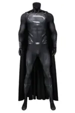 Superman Cosplay Black Costume Justice League Zack Synder Kal-El Body Suit Zentai Jrcos