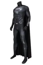 Superman Cosplay Black Costume Justice League Bodysuit - Image 4