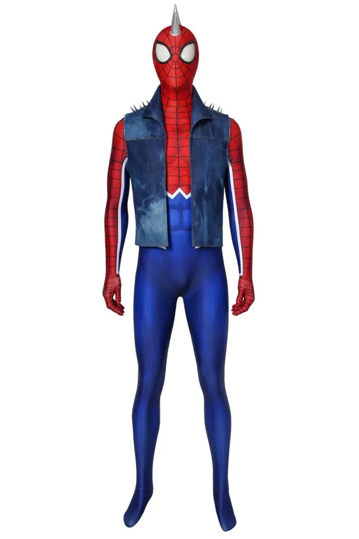 Spider-Man Spider-Punk Cosplay Costume Punk Body Suit Zentai Jrcos