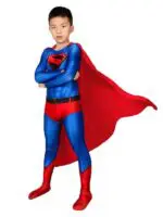 Superman Crisis on Infinite Earth Cosplay Costume Kid Child Jumpsuit Halloween