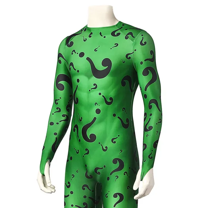 Batman Forever Riddler Cosplay Costume Body Suit - Image 5