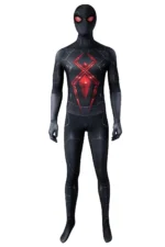 Marvel's Spider-Man Dark Suit Cosplay Costume Miles Morales Body Suit Zentai