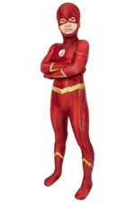 The Flash Season 6 Barry Allen Cosplay Costume Kid Child Jumpsuit Jrcos