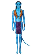 Avatar 2 The Way of Water Neytiri Cosplay Costume Body Suit + Mask 2 Jrcos
