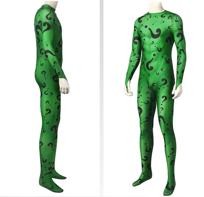 Batman Forever Riddler Cosplay Costume Body Suit - Image 10