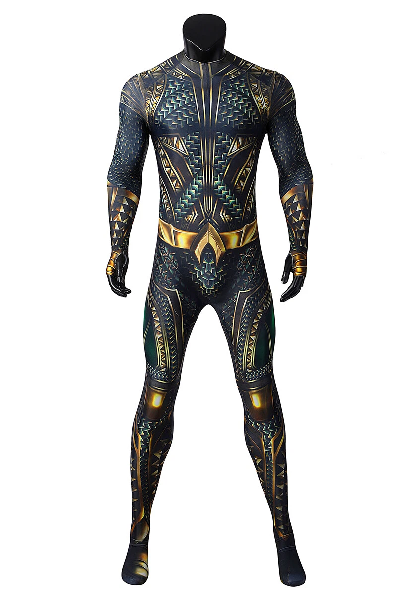 Aquaman Arthur Curry Cosplay Costume Body Suit Zentai Jrcos