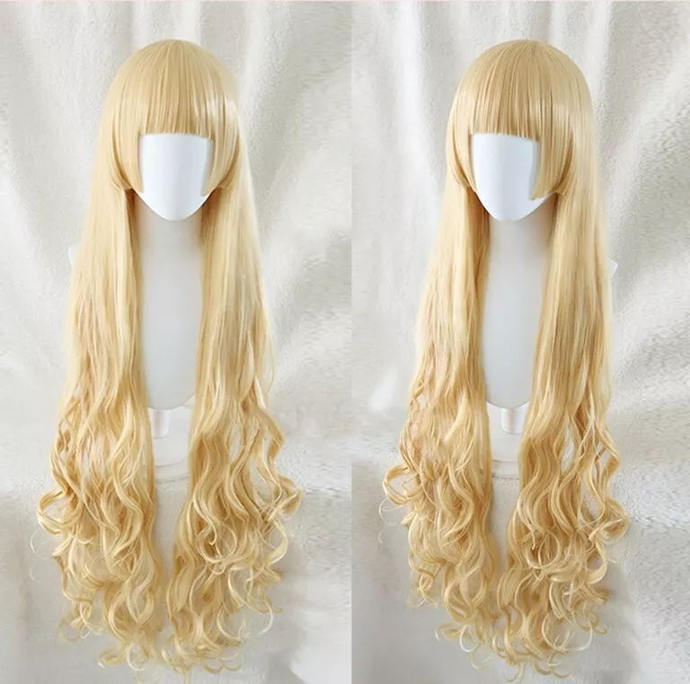 Gosick Victorique De Blois Cosplay Wig Blond 120cm Long Lolita Jrcos