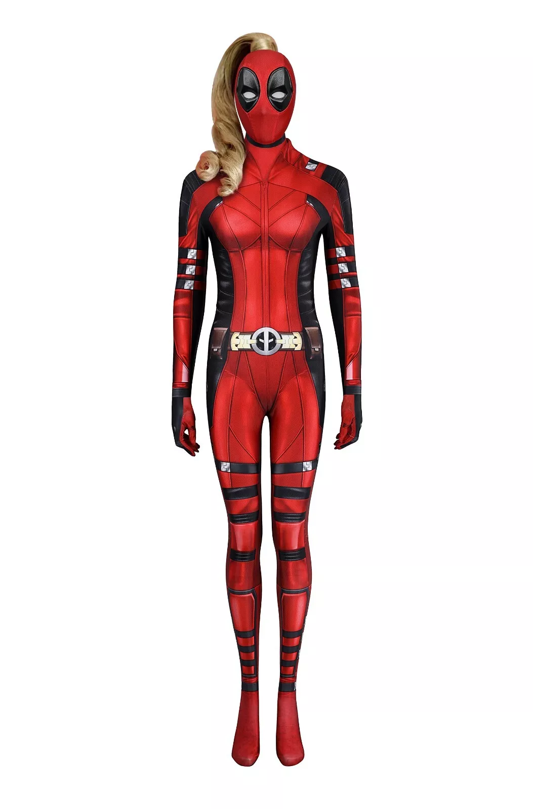 Lady Deadpool Cosplay Costume Wanda Wilson Body Suit Jrcos