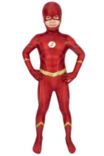 The Flash Kid Cosplay Barry Allen Costume Child - Image 4