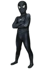 Spider-Man 3 Venom Cosplay Costume Kid Child Jumpsuit Jrcos