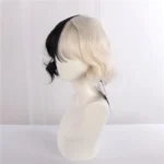 Cruella De Vil Cosplay Wig Black White - Image 4