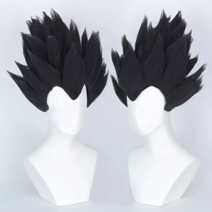 Vegeta Goku Super Saiyan Black Cosplay Wig Dragon Ball Styled