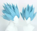 Vegeta Goku Super Saiyan Blue Cosplay Wig Dragon Ball Styled