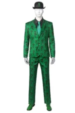 Riddler Cosplay The Batman 1966 TV Movie Edward Nygma Costume Suit Jrcos