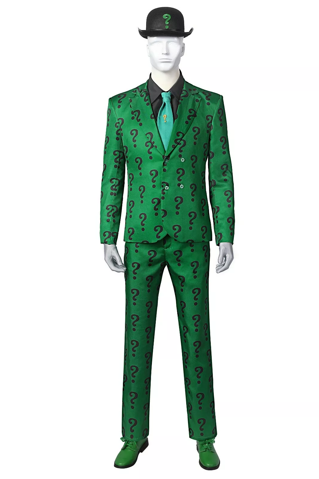 Riddler Cosplay The Batman 1966 TV Movie Edward Nygma Costume Suit Jrcos