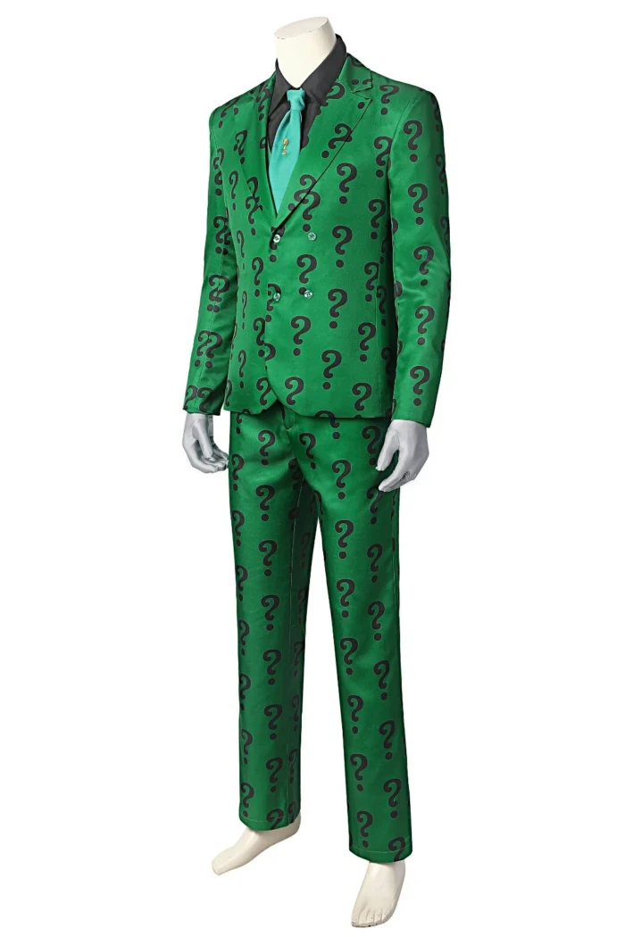 Riddler Cosplay The Batman 1966 Edward Nygma Costume Suit - Image 6