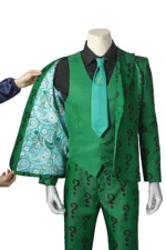 Riddler Cosplay The Batman 1966 Edward Nygma Costume Suit - Image 2