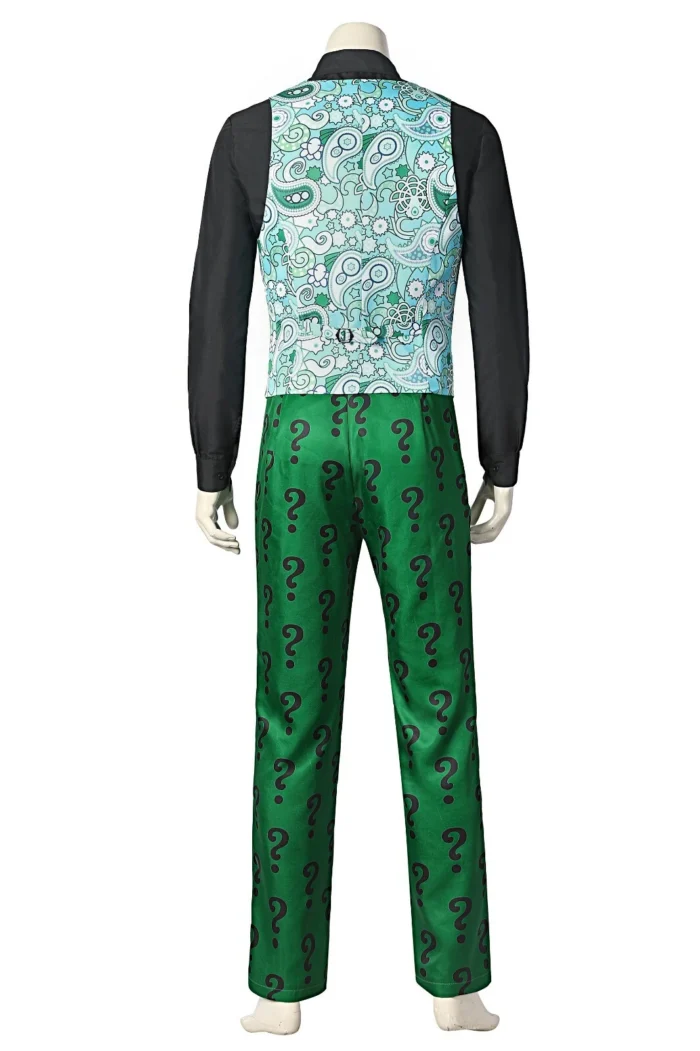 Riddler Cosplay The Batman 1966 Edward Nygma Costume Suit - Image 9