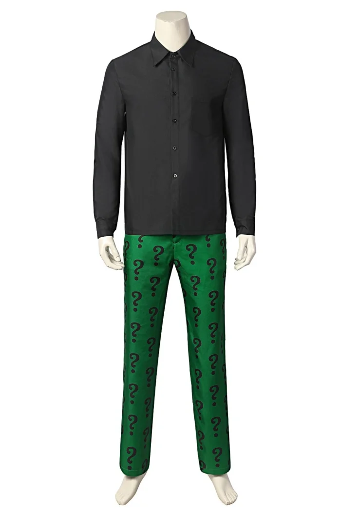 Riddler Cosplay The Batman 1966 Edward Nygma Costume Suit - Image 10