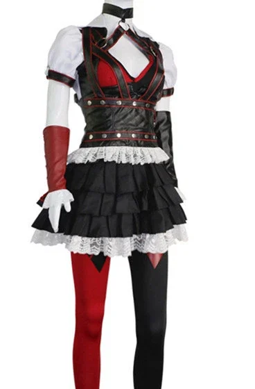 Harleen Quinzel Cosplay Batman Arkham Knight Costume Suicide Squad Jrcos