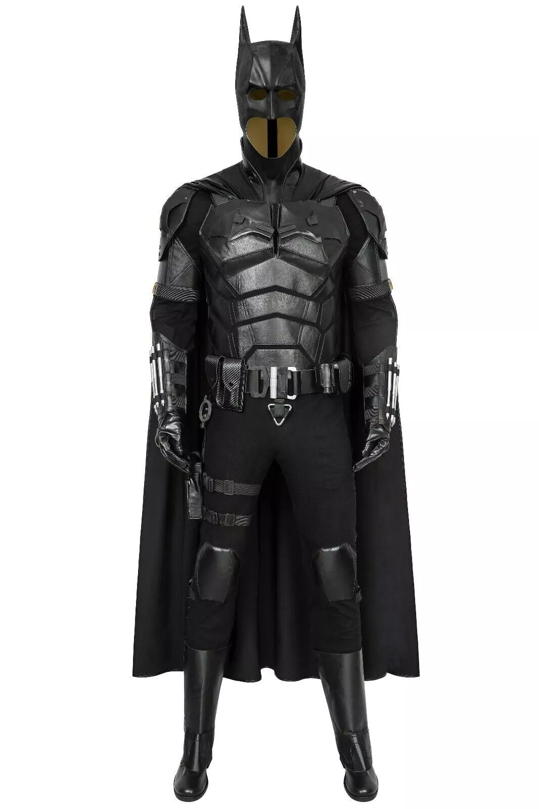 The Batman 2022 Bruce Wayne Cosplay Costume Mask Shoes Jrcos