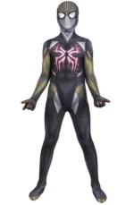 Midnight Suns Spider-Man Cosplay Costume Kid Child Jumpsuit Jrcos