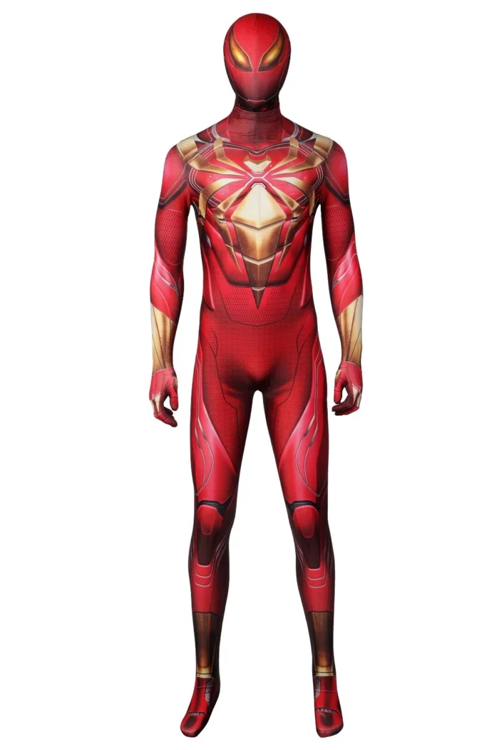 Marvel's Spider-Man Iron Spider Armor Cosplay Costume Miles Morales Body Zentai