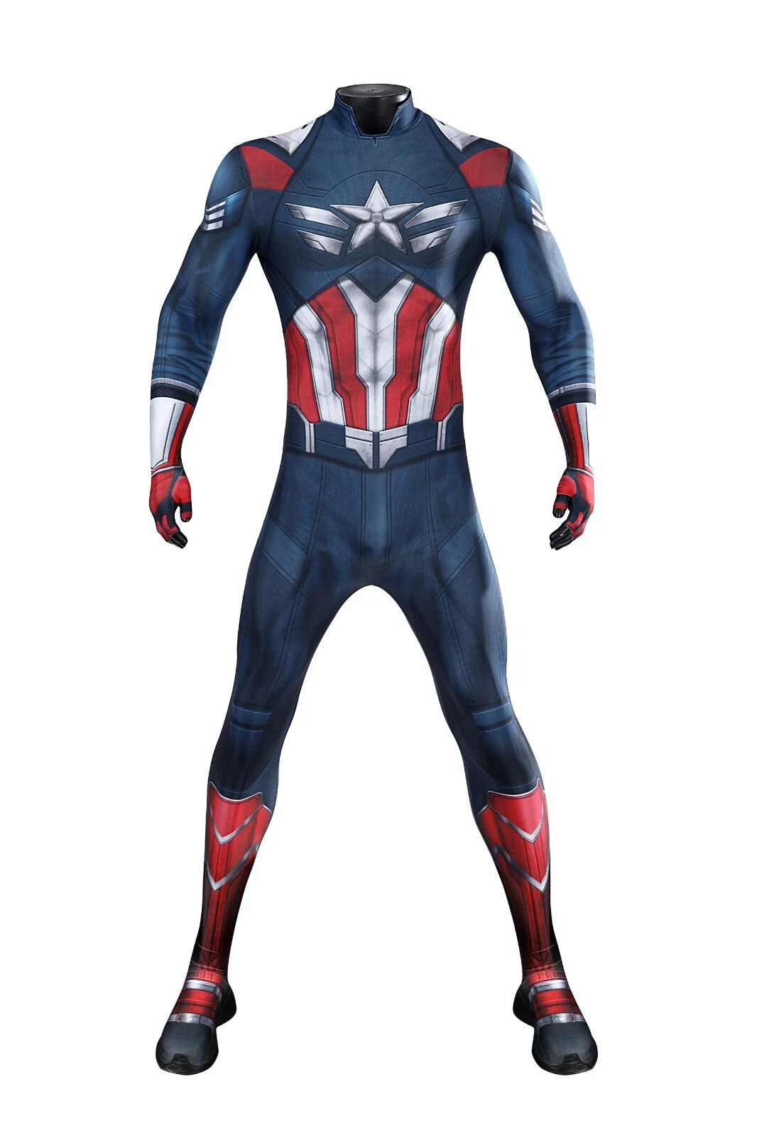 Captain America 4 Brave New World Cosplay Costume Body Suit Zentai Jrcos