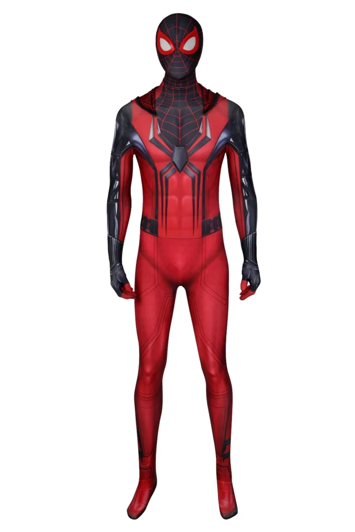 Crimson Cowl Suit Cosplay Costume Marvel's Spider-Man Body Suit Zentai Jrcos