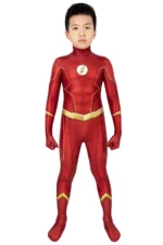The Flash Kid Cosplay Barry Allen Costume Child - Image 3