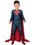 Man of Steel Superman Cosplay Costume Kid Child Jumpsuit Halloween
