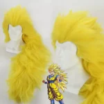 Kakarotto Cosplay Long Wig Goku Super Saiyan 3 Dragon Ball Hair Yellow 130cm