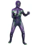 Spider-Man Cosplay Purple Reign Suit Costume Miles Morales Kid Child Jumpsuit Jrcos