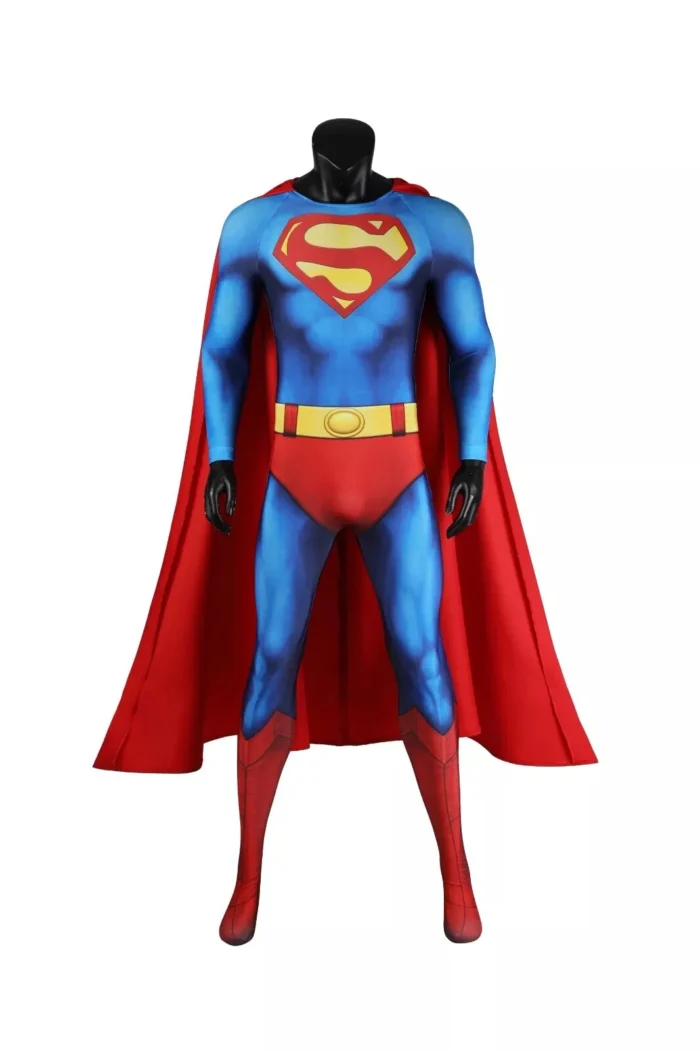 Superman 1978 Film Cosplay Costume Christopher Reeve Body Suit Zentai Jrcos