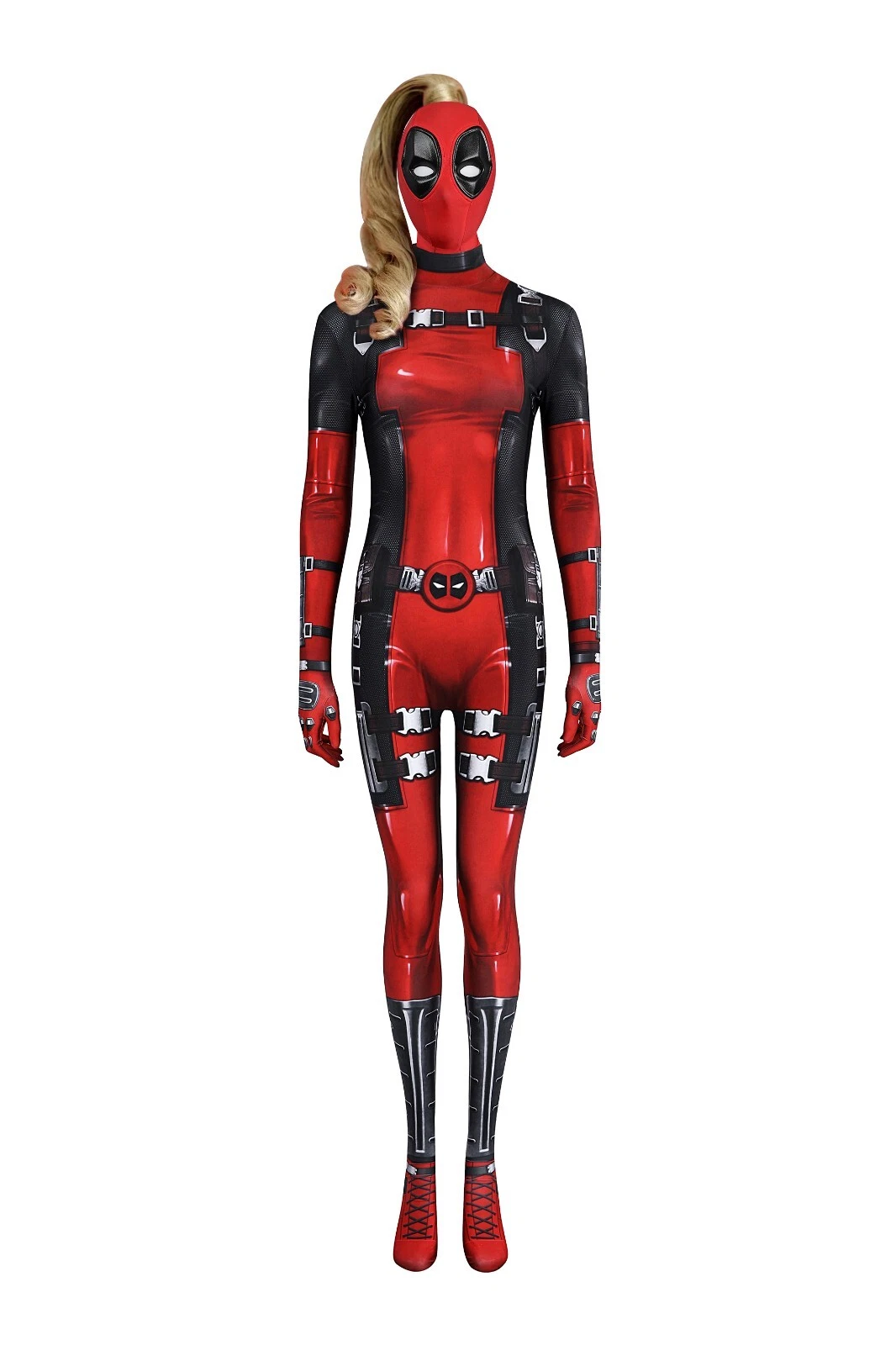Lady Deadpool Cosplay Costume Wanda Wilson Body Suit Comic Version Jrcos