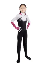 Spider-Man Gwen Kid Cosplay Costume Child - Image 4