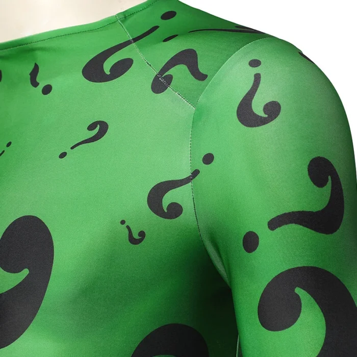Batman Forever Riddler Cosplay Costume Body Suit - Image 4